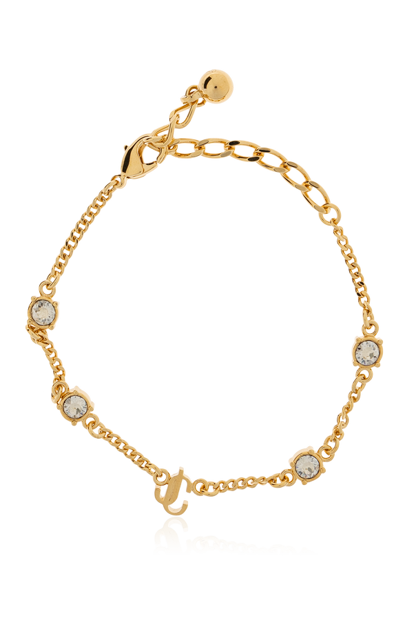 Brass bracelet with logo od Jimmy Choo