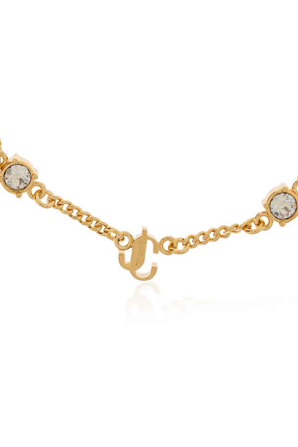 Jimmy Choo Brass bracelet with logo