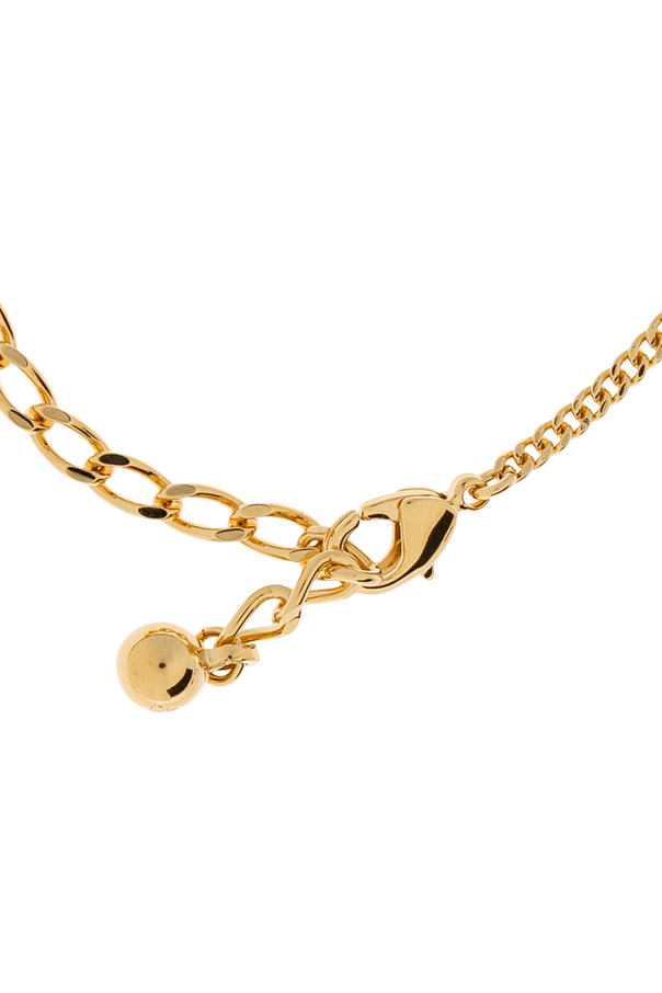 Jimmy Choo Brass bracelet with logo