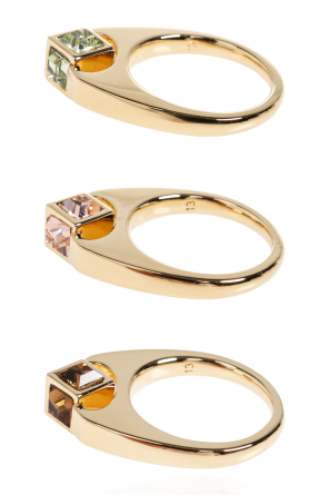 Jimmy Choo Juego completo de tres anillos