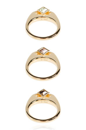 Jimmy Choo Juego completo de tres anillos