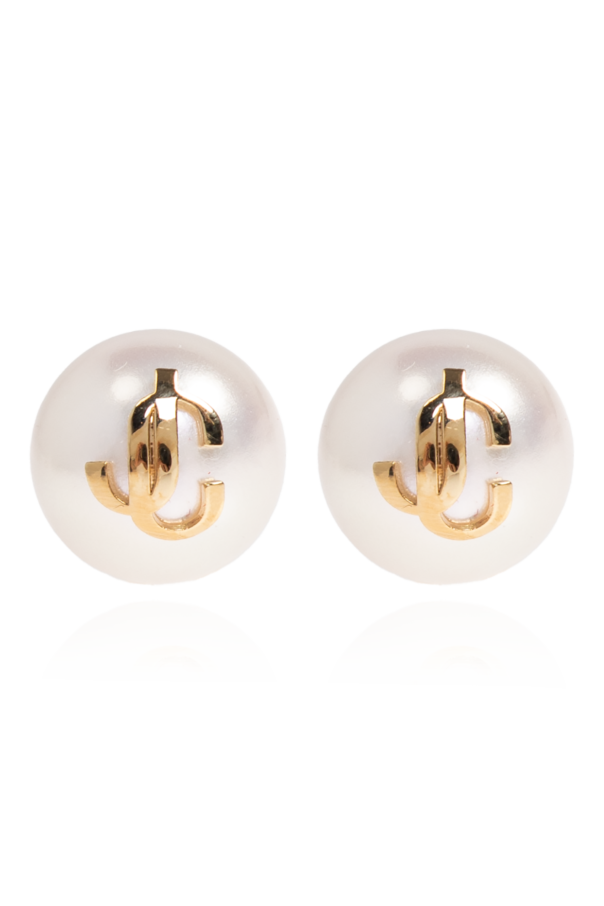 Earrings with pearl od Jimmy Choo