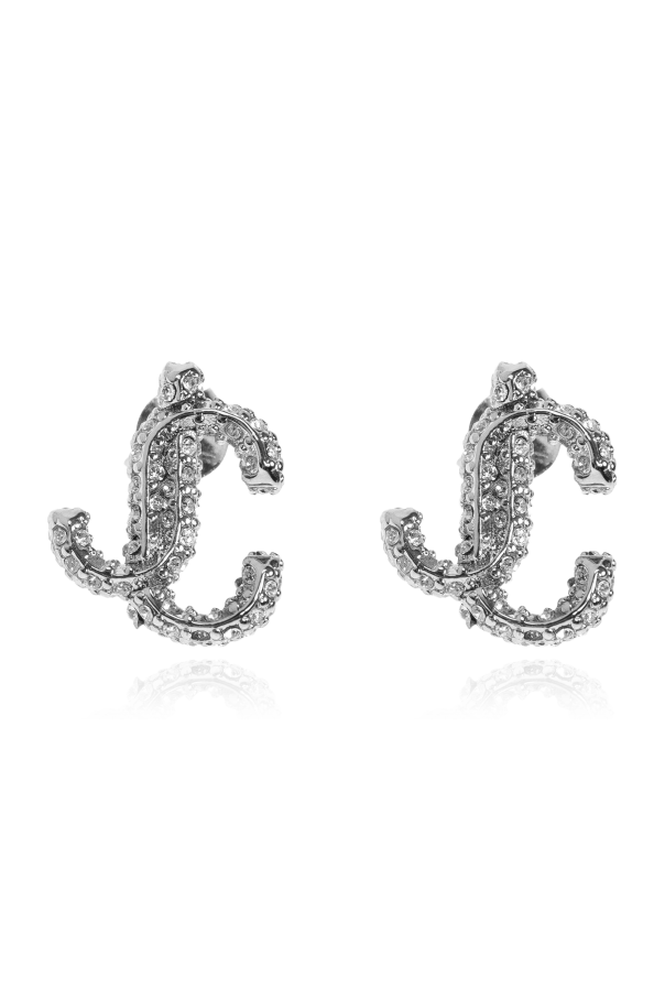 Earrings with logo od Jimmy Choo