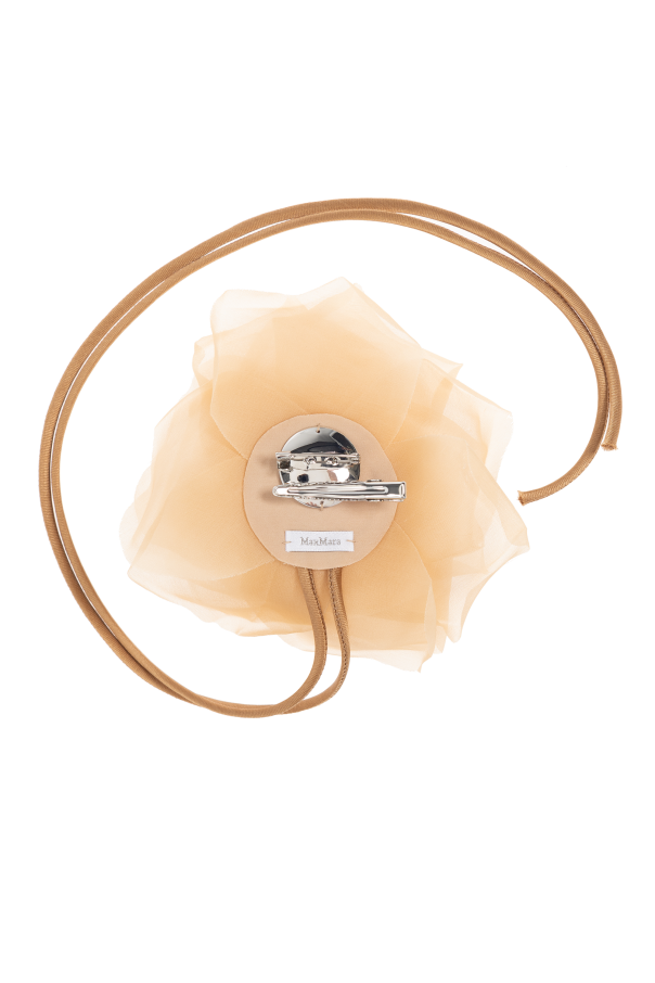 Max Mara Brooch with floral motif