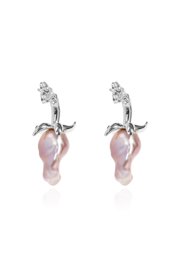 Loewe Silver earrings with strawberry motif