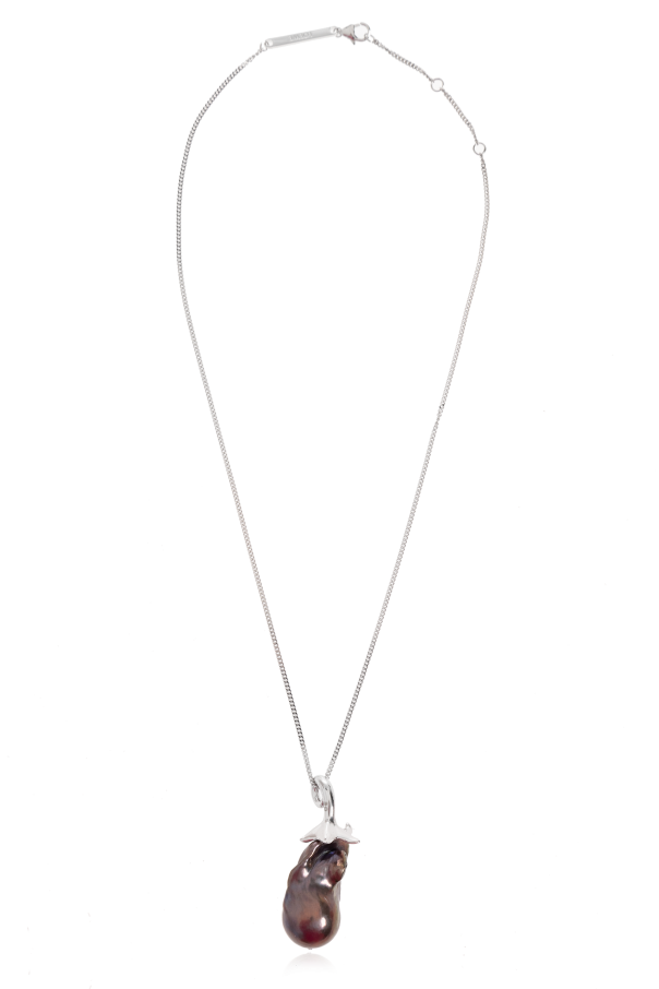 Silver necklace with pendant od Loewe