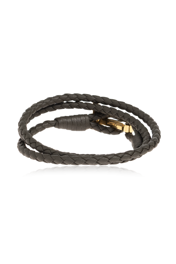 Tom Ford Skórzana bransoleta