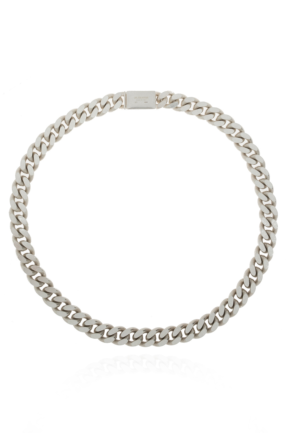 JIL SANDER Silver necklace
