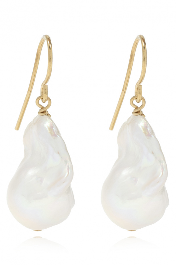 JIL SANDER Freshwater pearl earrings