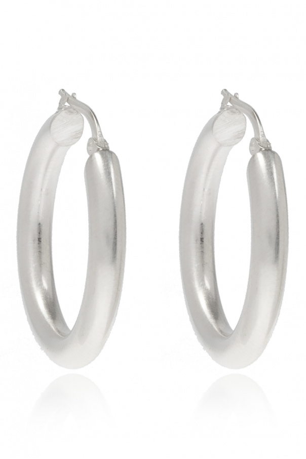 JIL SANDER Silver earrings