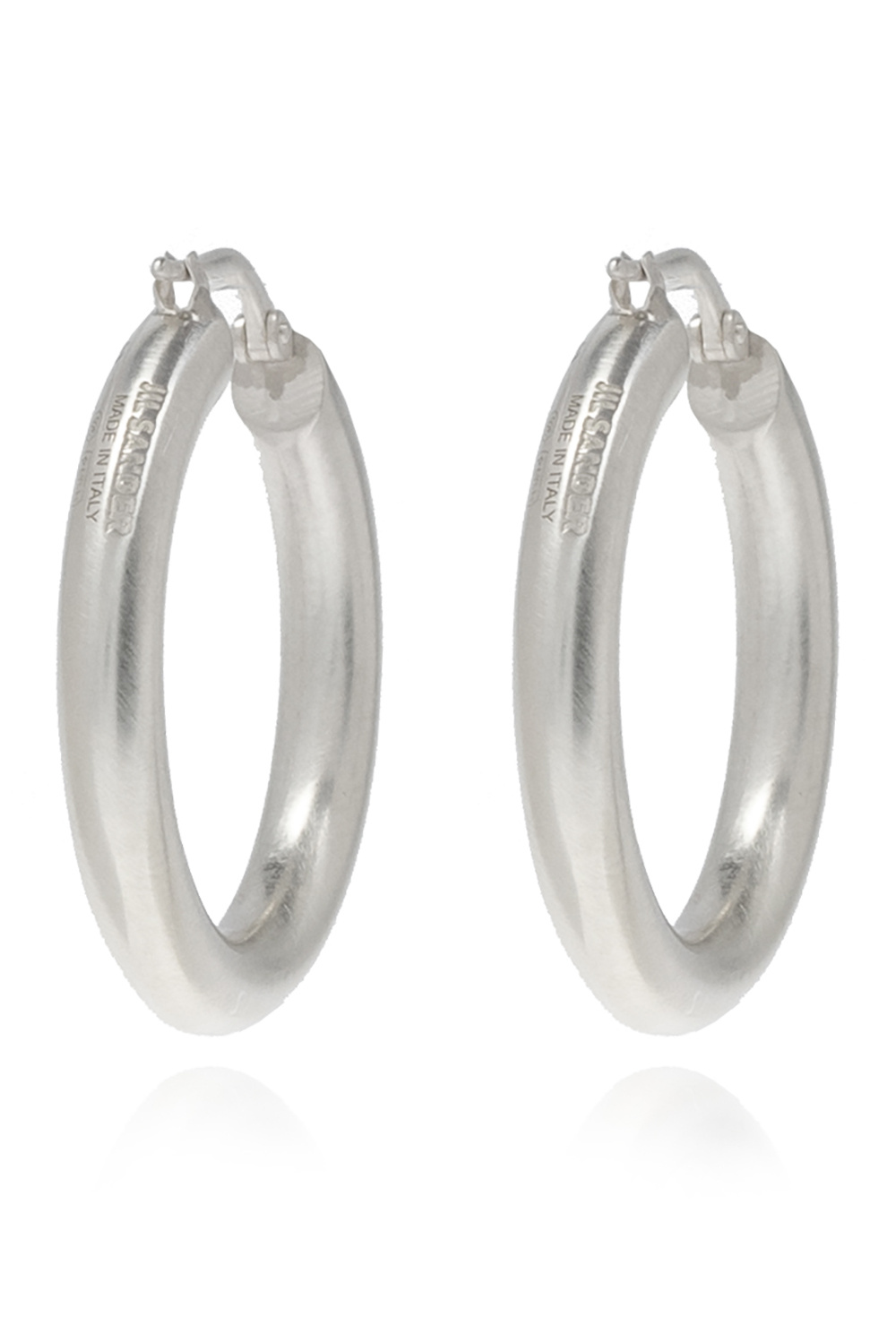 JIL SANDER Silver earrings