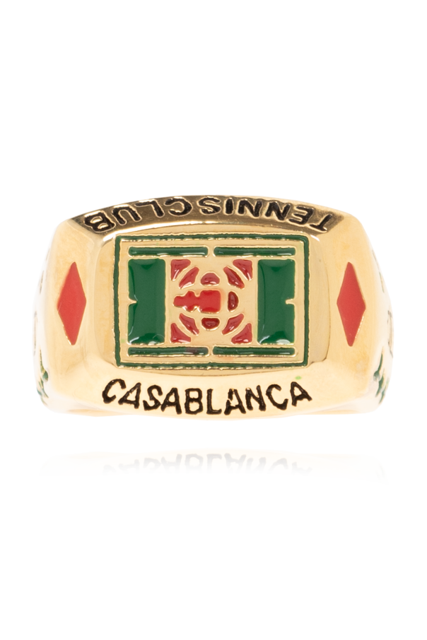 Casablanca Pierścień z logo