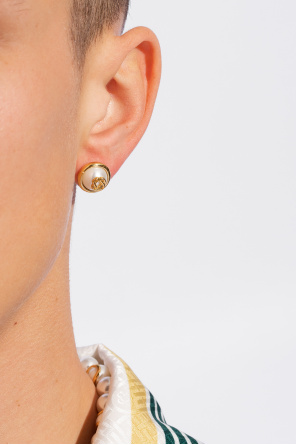 Casablanca Earrings with glass pearl