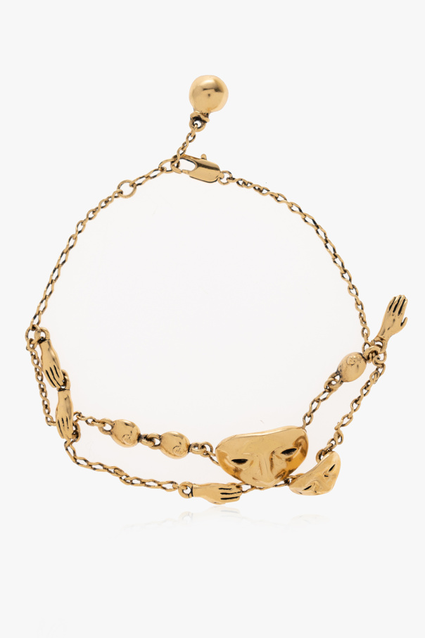 Lemaire ‘Estampe’ brass bracelet