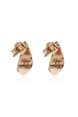 Lemaire Messing-Ohrringe