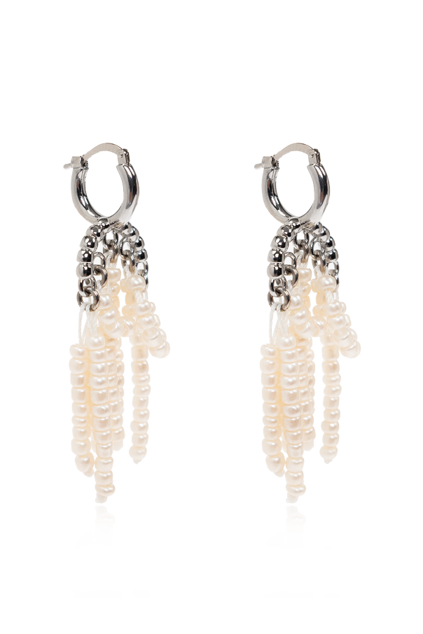 Pearl tassel earrings od Lemaire