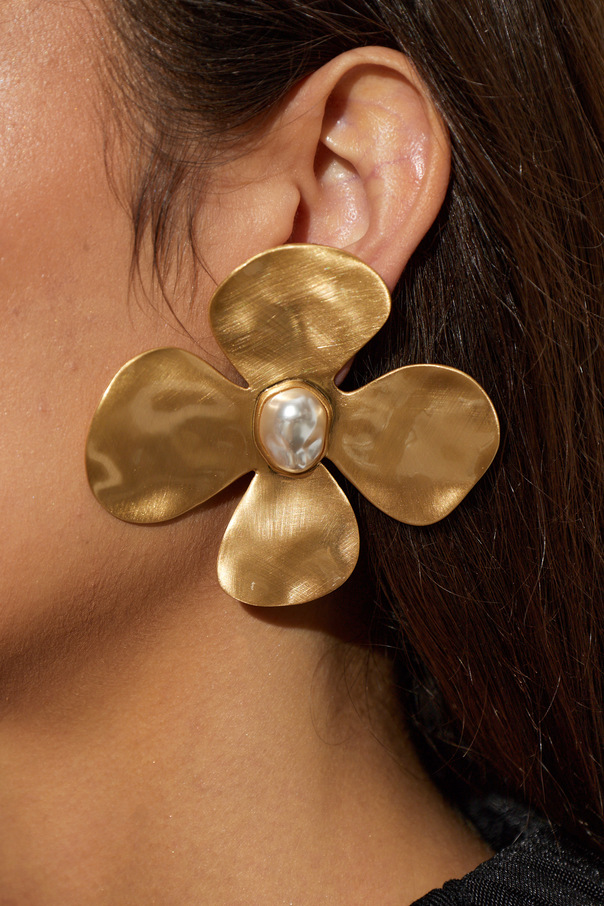 Cult Gaia "Lucky" clip-on earrings