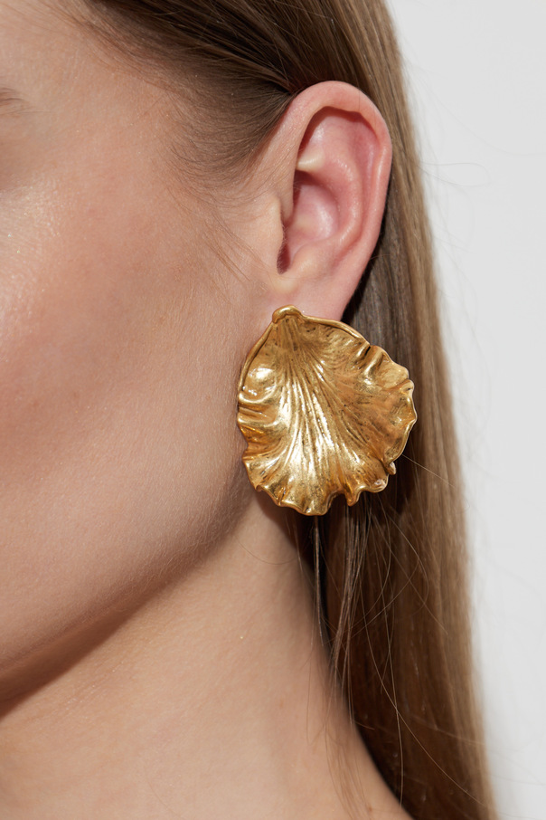 Cult Gaia "Iris Leaf" earrings