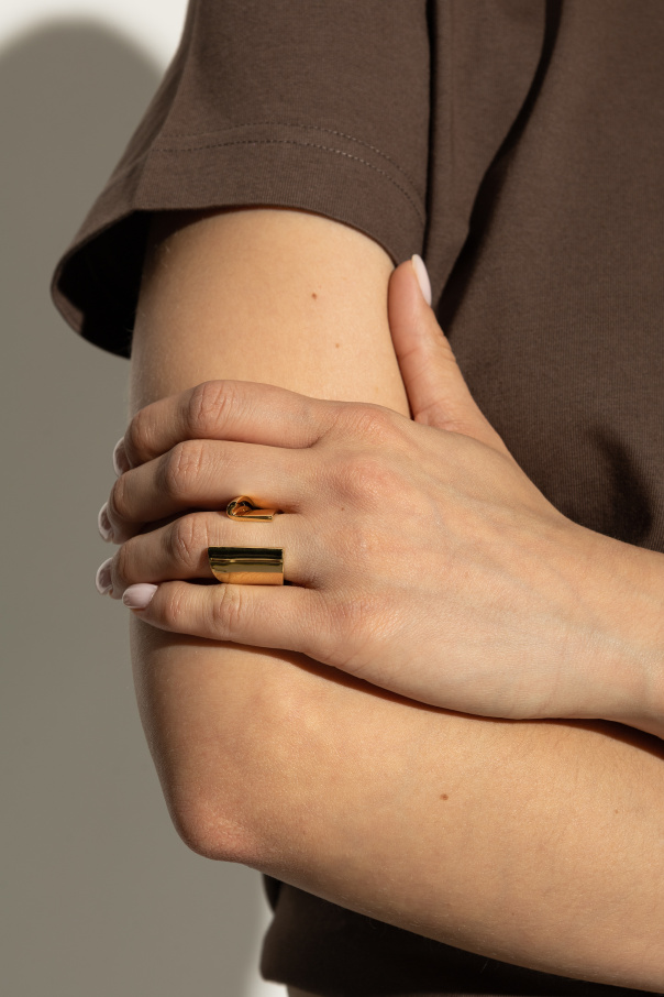 Jacquemus Mosiężny pierścień