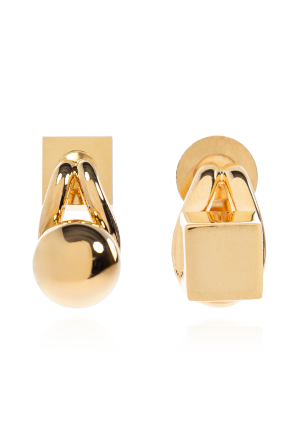 Brass earrings "Nodo" od Jacquemus