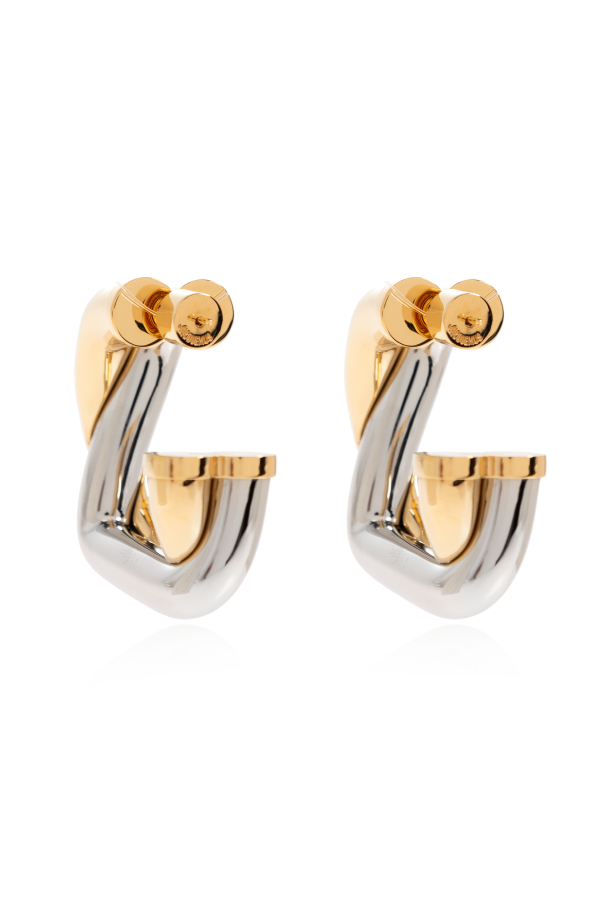 Jacquemus Pendientes de latón "Doppio"