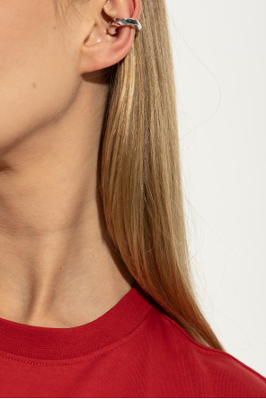 Silver ear cuff od Jacquemus