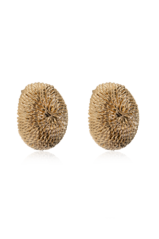 Brass earrings ‘Herisson’ od Jacquemus