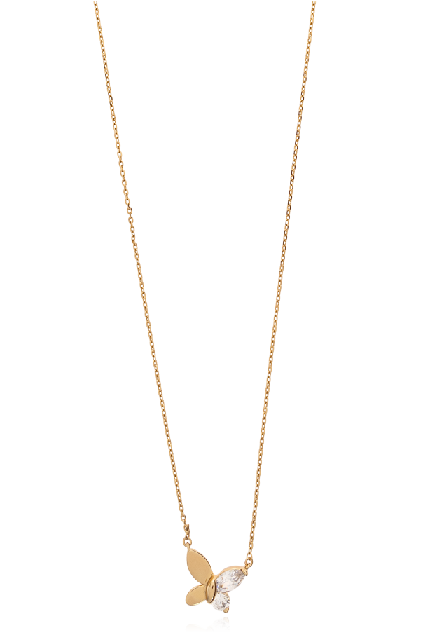 Necklace with a pendant featuring sparkling crystals od Kate Spade