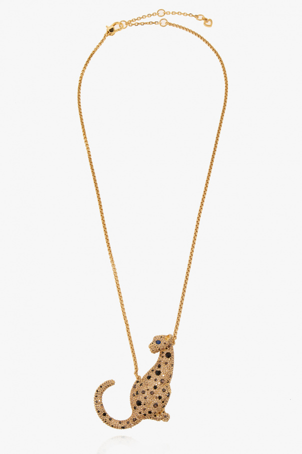 Kate Spade Necklace with leopard pendant