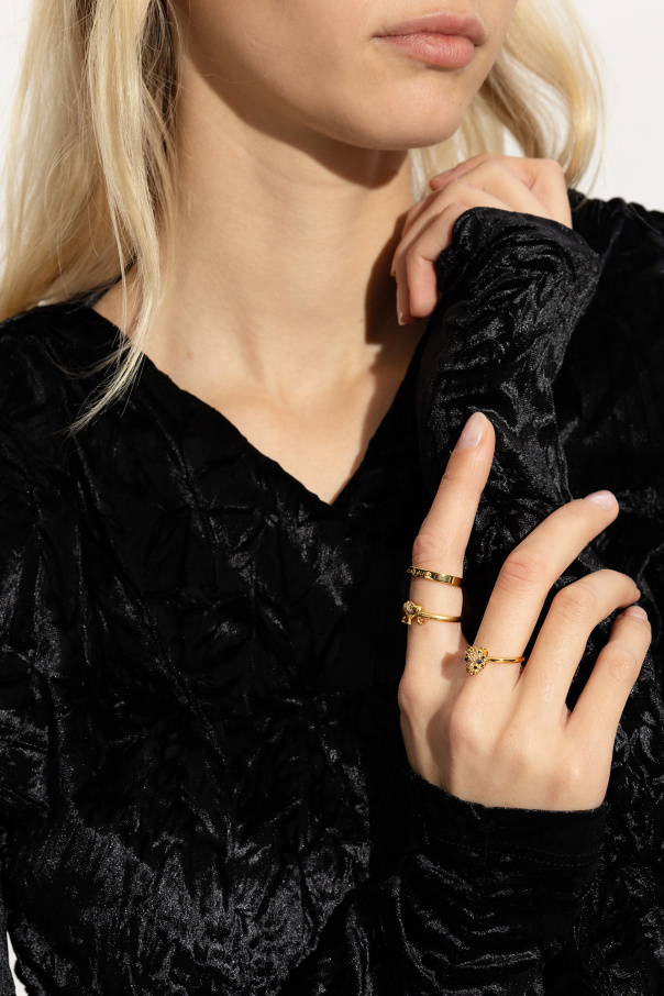 Kate Spade Zestaw trzech pierścieni z kolekcji ‘Winter Carnival’