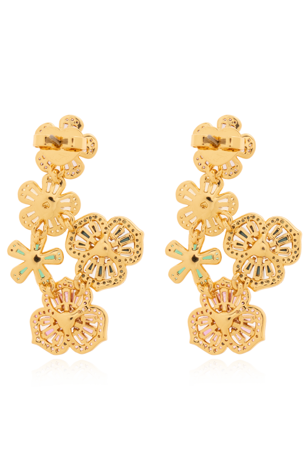 Kate Spade Floral motif earrings