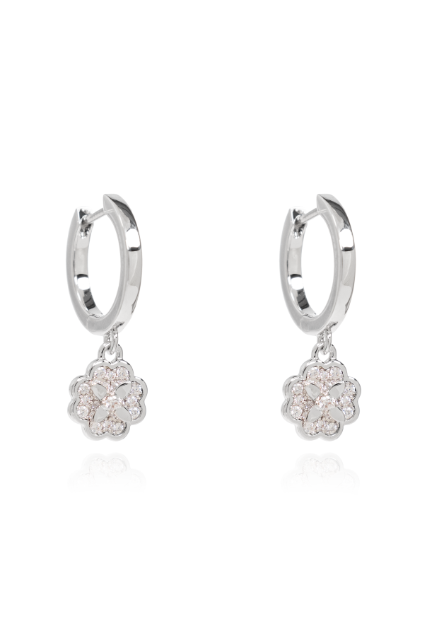 Kate Spade Earrings with glittering crystal pendants