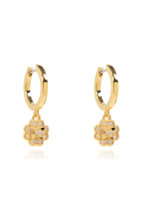 Kate Spade Earrings with a pendant with shimmering crystals