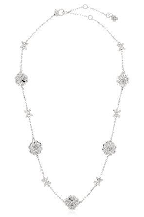 Necklace with sparkling crystals