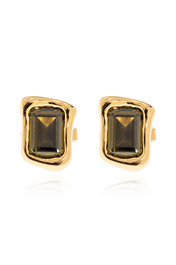 Brass earrings od Kate Spade