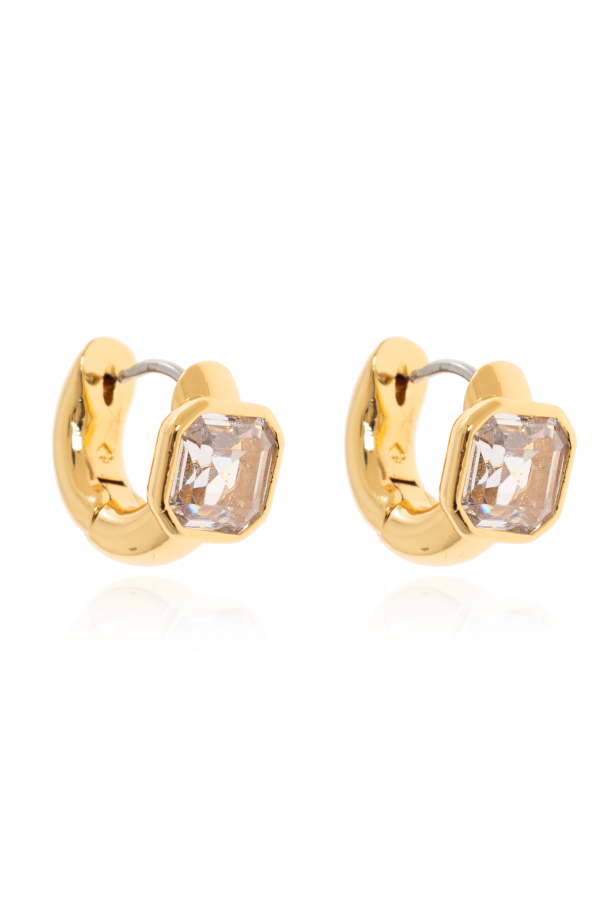Brass earrings od Kate Spade