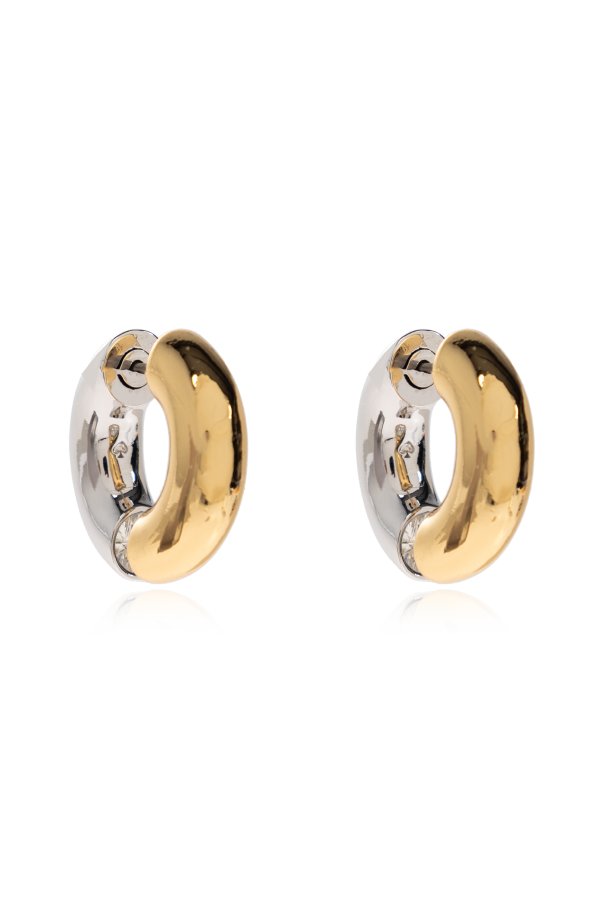 Brass earrings od Kate Spade