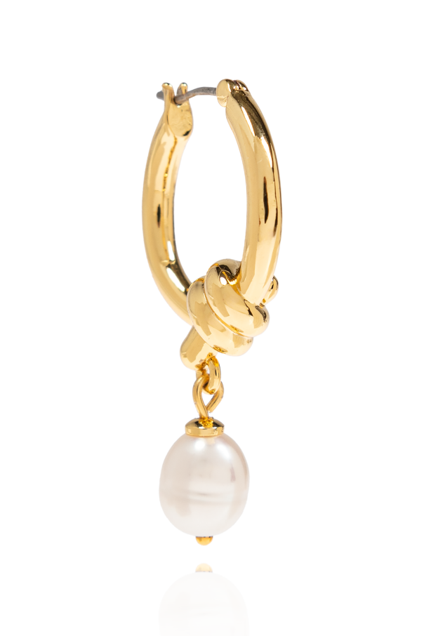 Kate Spade Brass earrings with a pearl pendant