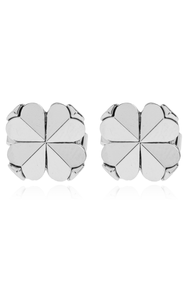 Brass earrings od Kate Spade