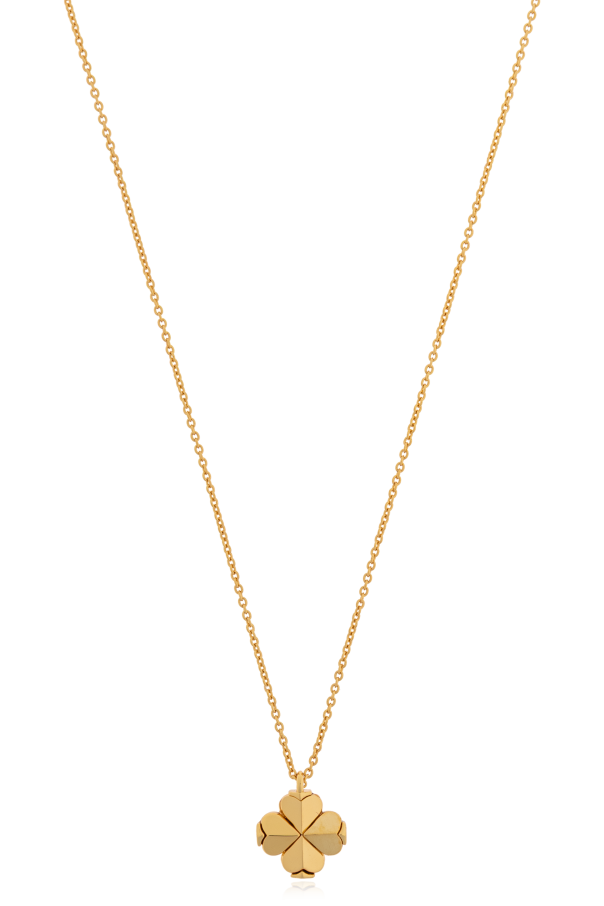 Necklace with a pendant in the shape of a logo od Kate Spade