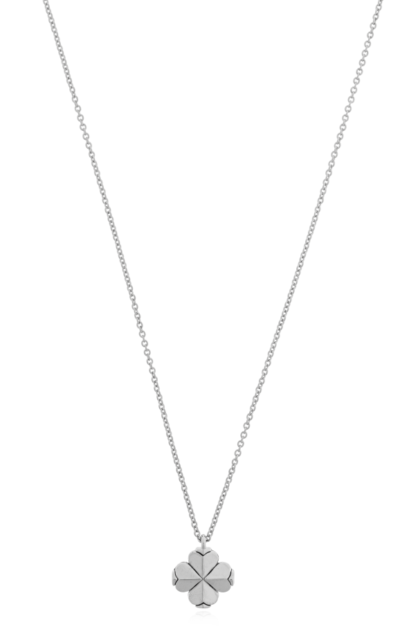 Necklace with a pendant in the shape of a logo od Kate Spade