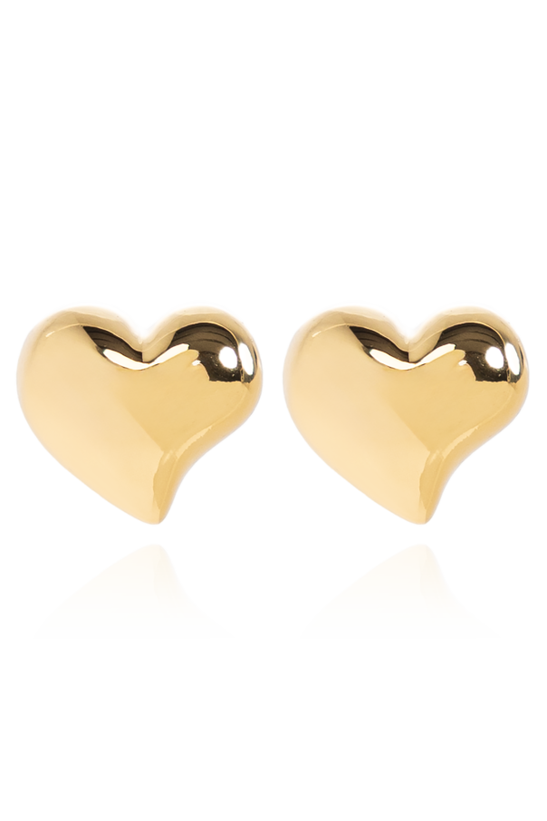 Heart-shaped earrings od Kate Spade