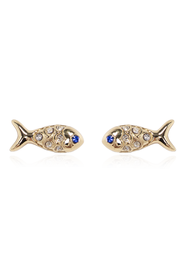 Earrings with fish motif od Kate Spade