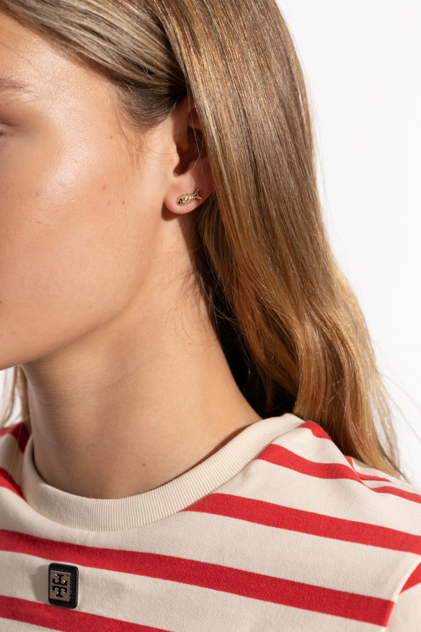 Kate Spade Earrings with fish motif