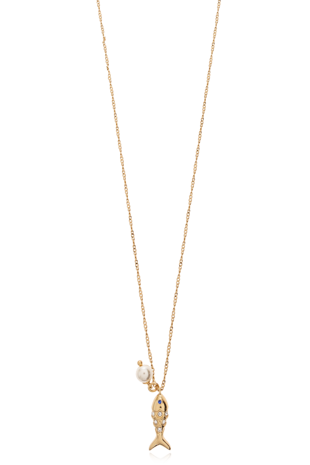 Necklace with a fish motif pendant od Kate Spade
