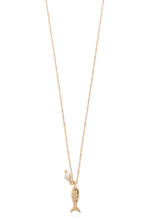 Collar con colgante con motivo de pez