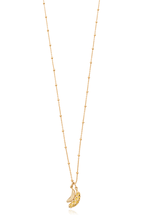 Necklace with banana motif pendants od Kate Spade