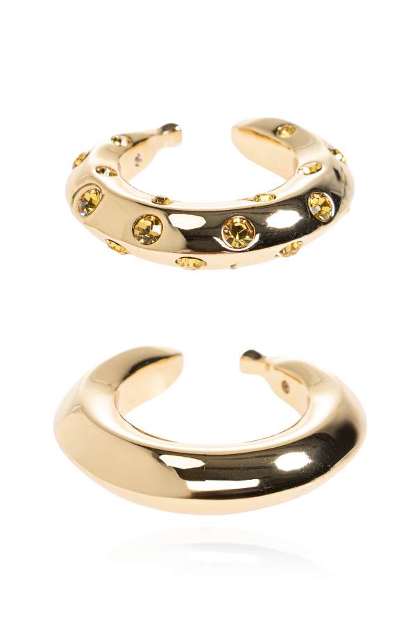 Two rings with a banana motif od Kate Spade