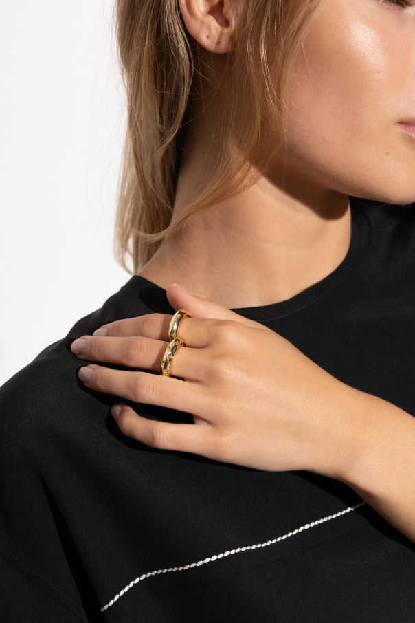 Kate Spade Two rings with a banana motif