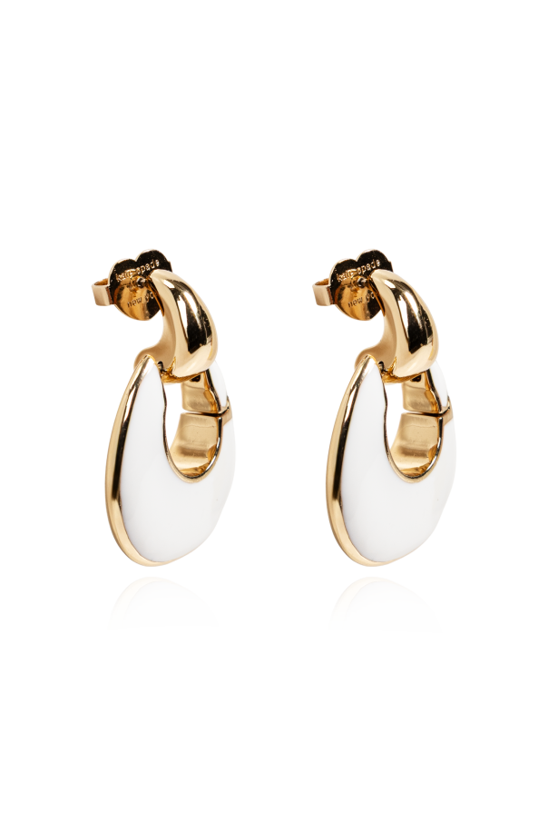 Brass earrings od Kate Spade